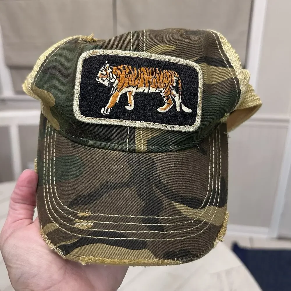 judith march Tiger trucker hat